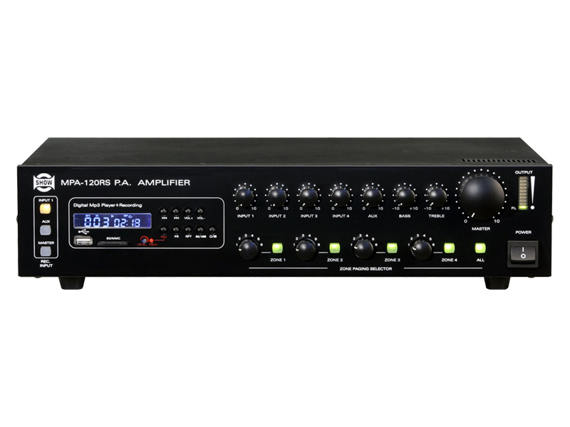 Усилитель комбинированный Show MPA120RS