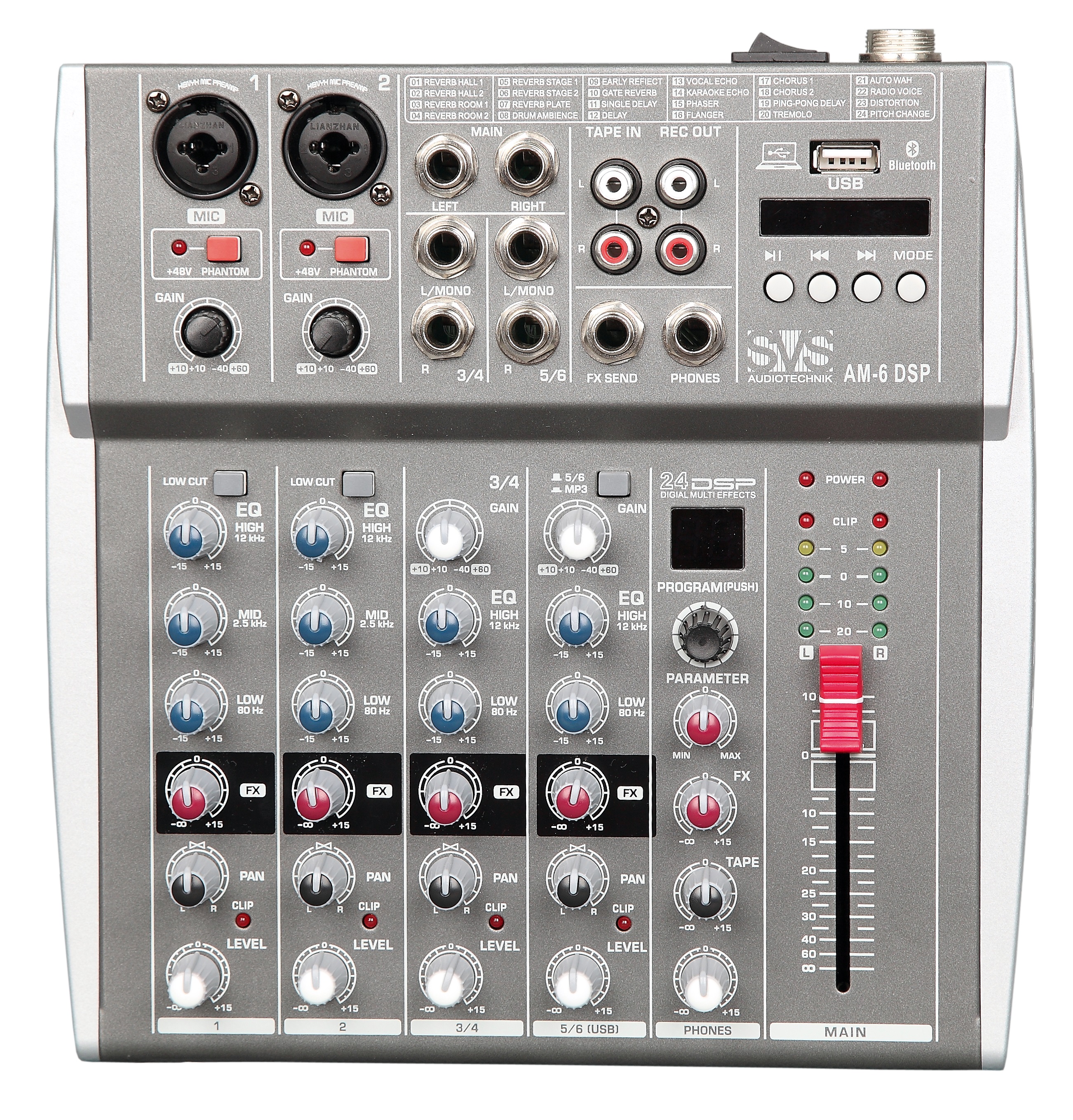 Микшерный пульт SVS Audiotechnik AM-6 DSP