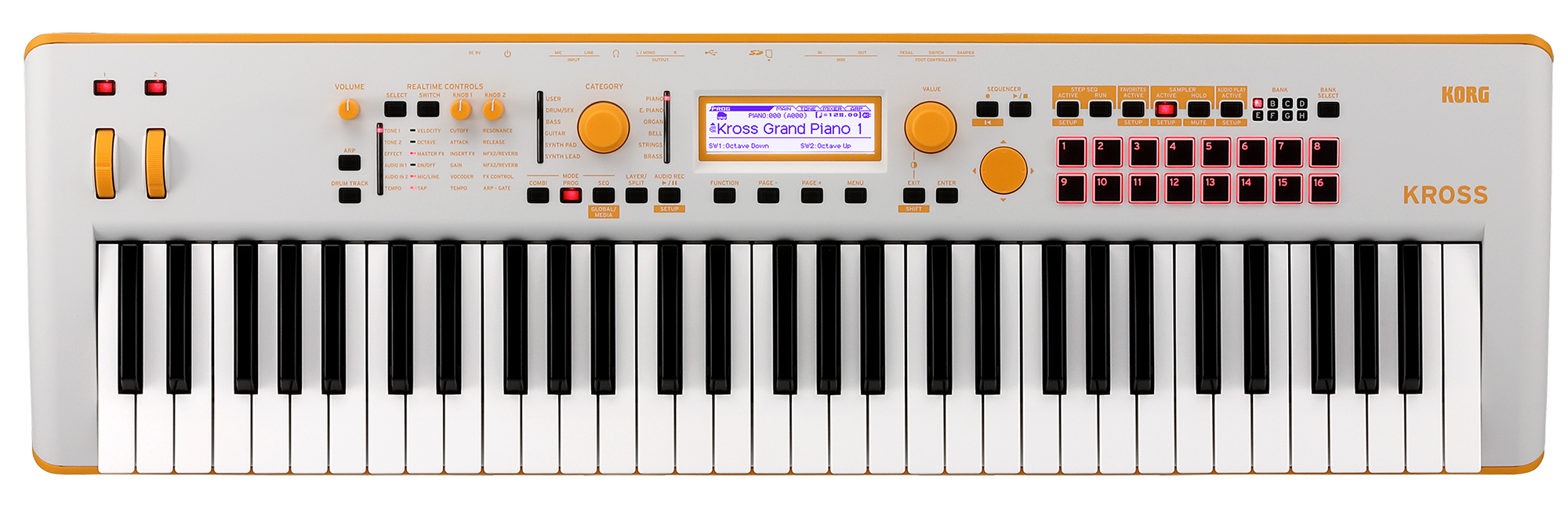 Рабочая станция KORG KROSS2 SE (NEON)-61GO