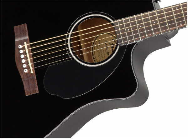 Электроакустическая гитара FENDER CD-60SCE DREAD BLACK WN
