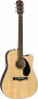 Электроакустическая гитара FENDER CD-60SCE DREAD Nat WN