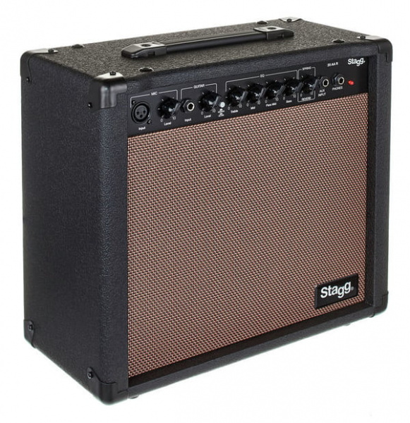 Комбоусилитель для акустических гитар Stagg 20 AA R