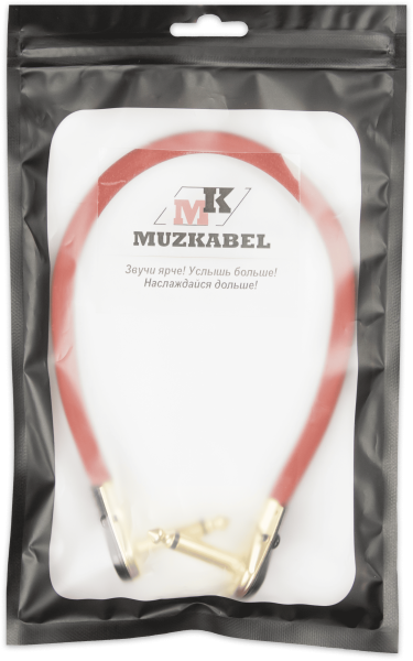 Патч-кабель MUZKABEL TJCIK3RP - 0.1 метра, JACK - JACK