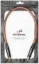 Патч-кабель MUZKABEL RCXMK5BP - 0.15 метра, RCA – RCA (Синее кольцо)