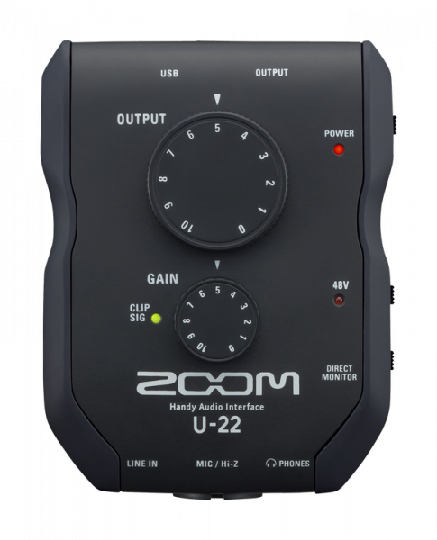 Аудиоинтерфейс Zoom U-22