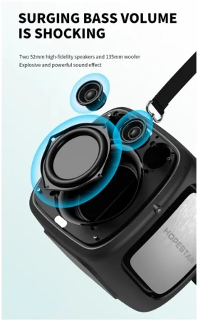 Портативная колонка Hopestar Party One Black