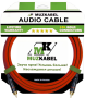 Аудио кабель MUZKABEL RCBIK3R - 4,5 метра, RCA - RCA