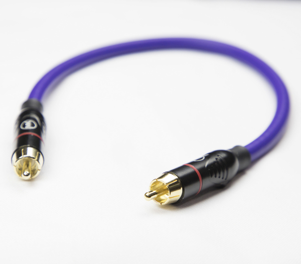 Патч-кабель MUZKABEL RSFIK4VP - 0.1 метра, RCA – RCA (Красное кольцо)
