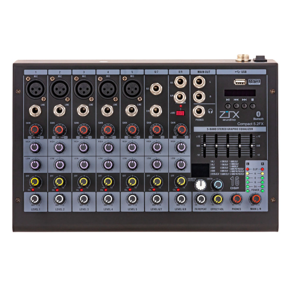 Микшер аналоговый ZTX audio Compact 5.2Fx