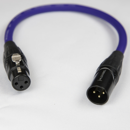 Патч-кабель MUZKABEL XXFMK1VP - 0.15 метра, XLR - XLR