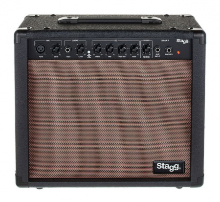 Комбоусилитель для акустических гитар Stagg 20 AA R