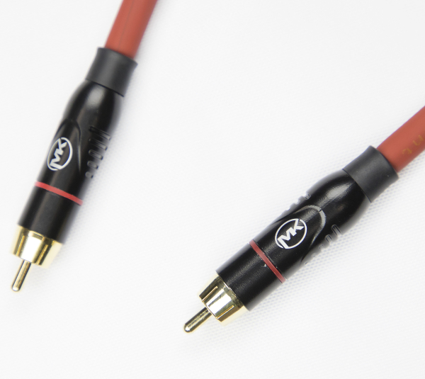 Патч-кабель MUZKABEL RCBIK3RP - 0.2 метра, RCA – RCA (Красное кольцо)