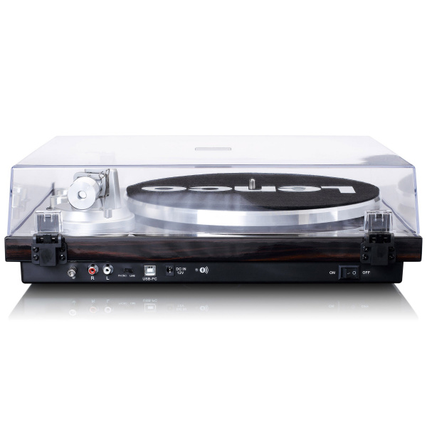 Виниловый проигрыватель Lenco LBT-188 Walnut